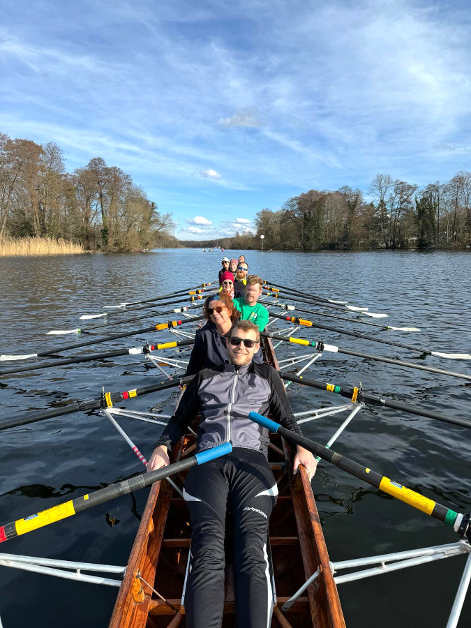 Achter Ausfahrt im Herbst Berliner Norden