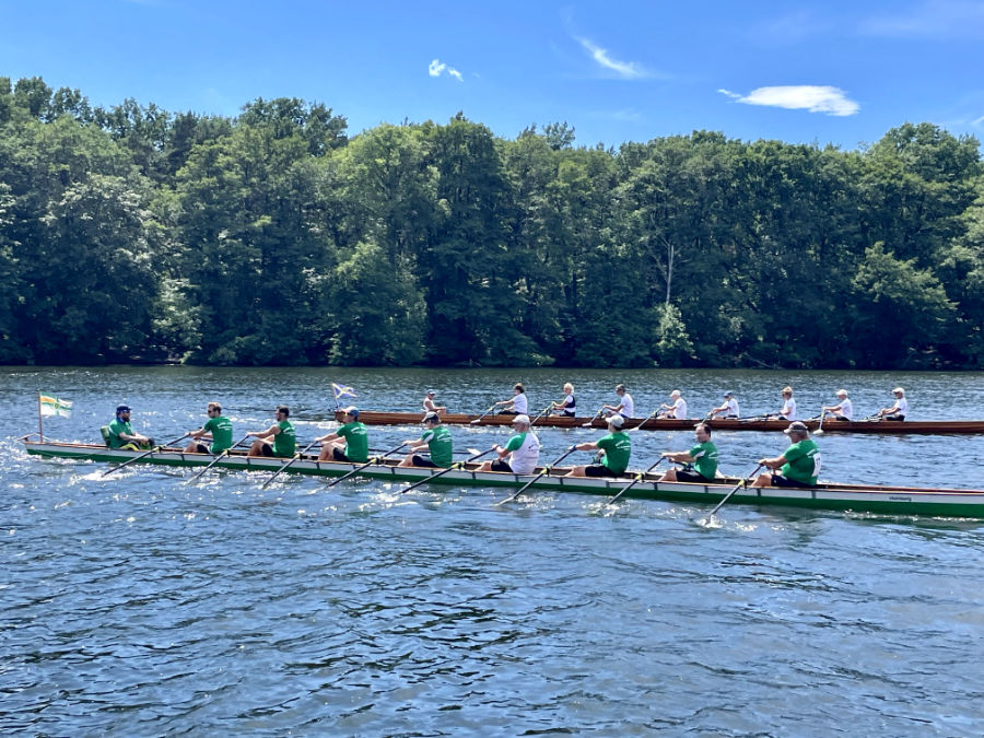 Achter auf dem Wasser Mueggelseeregatta