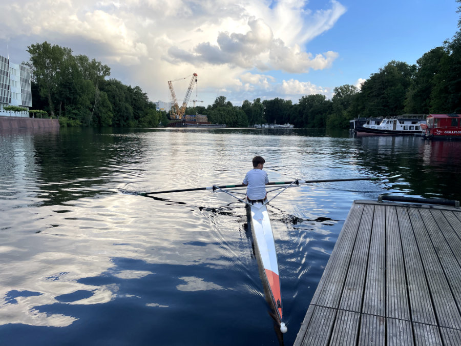 Skiff - Einer-im Borsighafen