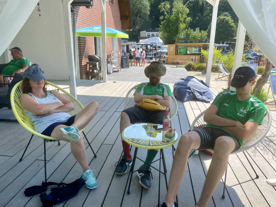 Wanderruderfahrt Pause Ausruhen